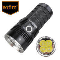 Sofirn Q8 Pro ที่มีประสิทธิภาพ11000ลูเมนไฟฉาย LED USB C Rechargeale พอร์ต4 * Cree XHP50.2 Anduril II