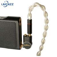 ♞﹉✈ High-quality Adapter Audio 4.4mm Balanced Adapter Male To 2.5mm 3.5mm Balanced Female Plug 24k Gold Plated L Connector