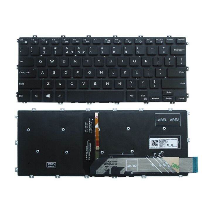 New Laptop US Keyboard for Dell Latitude 3400 L3400 3310 3390 13-7386 ...