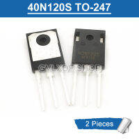 2ชิ้น40N120S ถึง-247 NGTB40N120SWG TO247 40A 40N120/120V ทรานซิสเตอร์ใหม่แบบดั้งเดิม IGBT