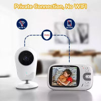 Real Time Wireless Monitoring Kids Security Camera กล้อง GM609ขนาดเล็กพร้อมหน้าจอ Two Way Audio Baby Monitor