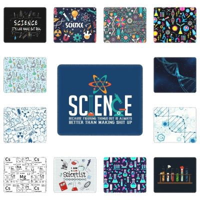 ❀►♞ Science Chemistry Mouse Pad Soft Mousepad Anti-Slip Rubber Biology DNA Chemical Scientist Teacher Gift Gamer Computer Desk Mat