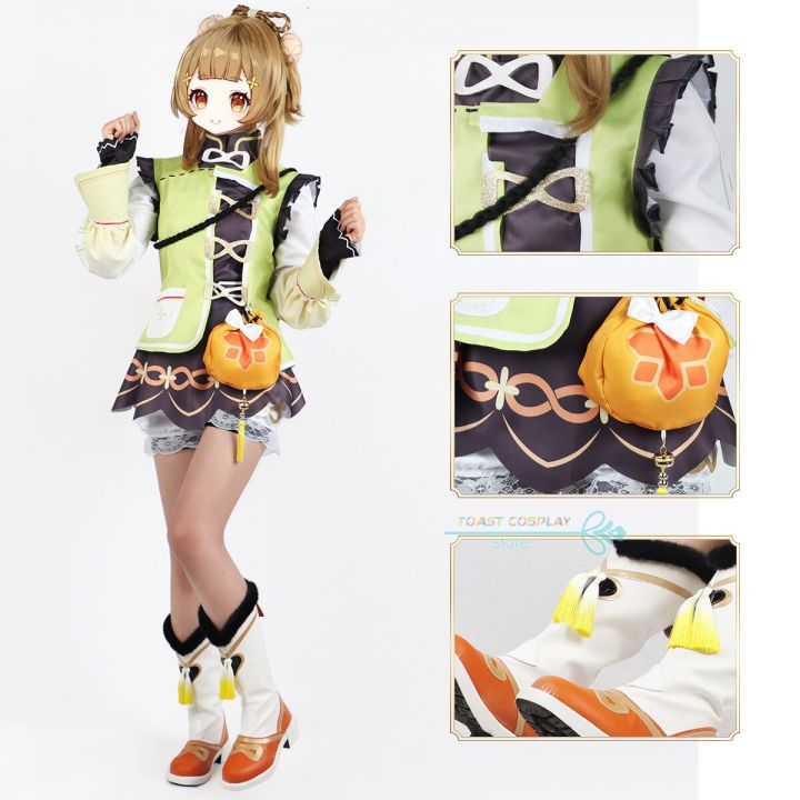 game-genshin-impact-yaoyao-cosplay-costume-anime-outfits-halloween-carnival-yaoyao-dress-shorts-wig-knapsack-for-women