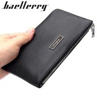 【CC】 Baellerry Soft Leather Wallet Male Clutch Wallets Purse Business Card Holder