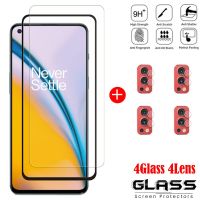 For OnePlus Nord 2 Glass OnePlus Nord 2 5G Tempered Glass Full Glue Cover Screen Protector For OnePlus Nord 2 Camera Film Camera Screen Protector