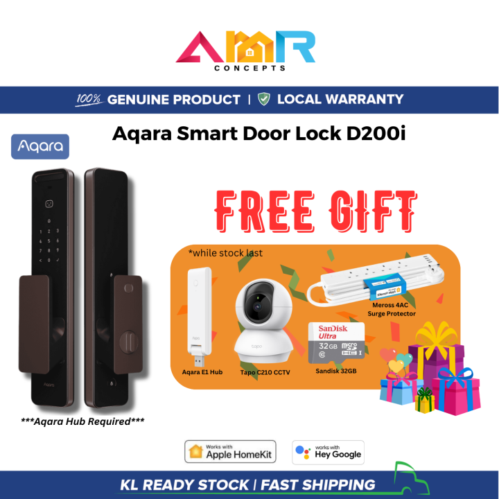 Aqara Smart Door Lock D200i 3D Face ID Unlock Protection Home Keyless ...