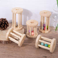 Montessori เพลงของเล่นไม้ Rolling Cage Bell สี Rattles Early Sound Hearing Development ดนตรีของเล่นเด็กผู้หญิง1ถึง2ปี