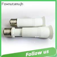 FOXNUTANUJH พลาสติกทำจากพลาสติก ฐานโคมไฟสำหรับ E27 E27 ทนความร้อนทน สีขาวขาว สกรูยึดไฟ ทนทานต่อการใช้งาน โลหะสำหรับตกแต่ง อะแดปเตอร์ซ็อกเก็ตหลอดไฟ โคมไฟหลอดไฟ LED