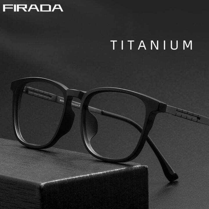 FIRADA Fashion Comfortable Eyeglasses Women Ultra Light Retro Square