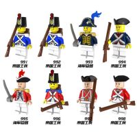 Compatible with LEGO Empire Navy Minifigure Toys Assembled Building Blocks National Army Soldiers Navy Governor Children Educational Gifts