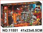 ĐỒ CHƠI LẮP GHÉP NINJAGO HÀNH TRÌNH ĐẾN ĐỊA NGỤC ĐẦU LÂU 11551 HÀNG SẴN ĐỒ