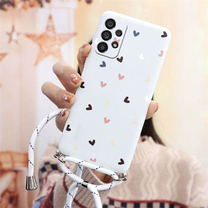 สำหรับ-samsung-galaxy-a13-4g-เคส6-6-ซิลิโคนนิ่ม-tpu-เคสมือถือสำหรับ-samsung-a13สายคล้องคอ-a135f-เชือก-carterfa-เคสโทรศัพท์วิบวับ