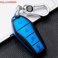 For BYD Atto 3 Han EV Dolphin New Soft TPU Car Key Case 4 Buttons Remote Control Protect Cover Durable Accessories