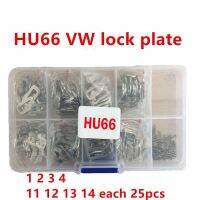 200Pcs/lot for HU66 brass Car Lock Repair Accessories Car Lock Reed Lock Plate For VW Audi 1 2 3 4 11 12 13 14 each 25pcs