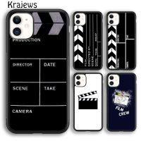 [Chaoke digital branch] Krajews ฟิล์มภาพยนตร์ Clapperboard สเลทฟิลม์เคสโทรศัพท์สำหรับ iPhone 14 5S 6S 7 8 Plus X XS XR 11 12 13 Pro Max Samsung S21 S22