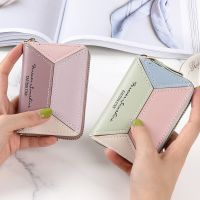 【CC】◑  Fashion Card Holder Wallet Black/purple/green/blue/red ID/bank/credit Ladies Cardholder Money