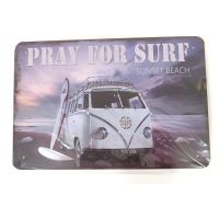 READY STOCK20x30cm (Listing 3) Vintage Volkswagen Van Retro Metal Tin Signs Poster for Cafe Bar Wall Pub Home Decor