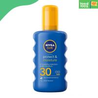 นีเวีย ซัน โพรเท็ค แอนด์ มอยซ์เจอร์ SPF30 สเปรย์กันแดด กันแดด ขนาด 200 ml [Nivea Sun Protect &amp; Moisture 200ml]