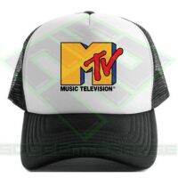 【KFAS Clothing Store】 SDCC: MTV แรงบันดาลใจหมวกแบบตาข่าย Truckers สุทธิ