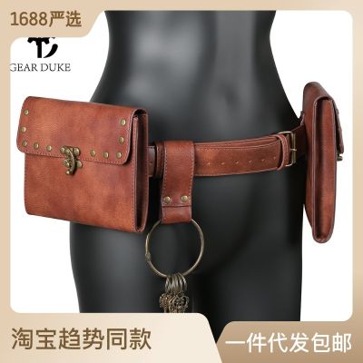 Foreign Trade Wholesale New Bags Womens European And American Retro Womens Waist Bag Mini Outdoor Mobile Phone Change Clothing Accessories