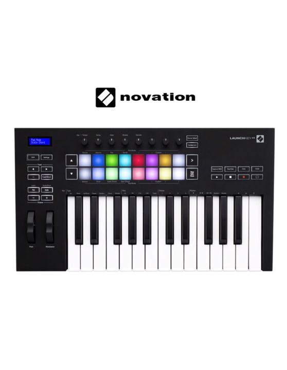 novation-launchkey-25-mkiii-คีย์บอร์ดใบ้-25-คีย์-midi-keyboard-controller-แถมฟรีสาย-usb-amp-ableton-live-lite-amp-คู่มือ
