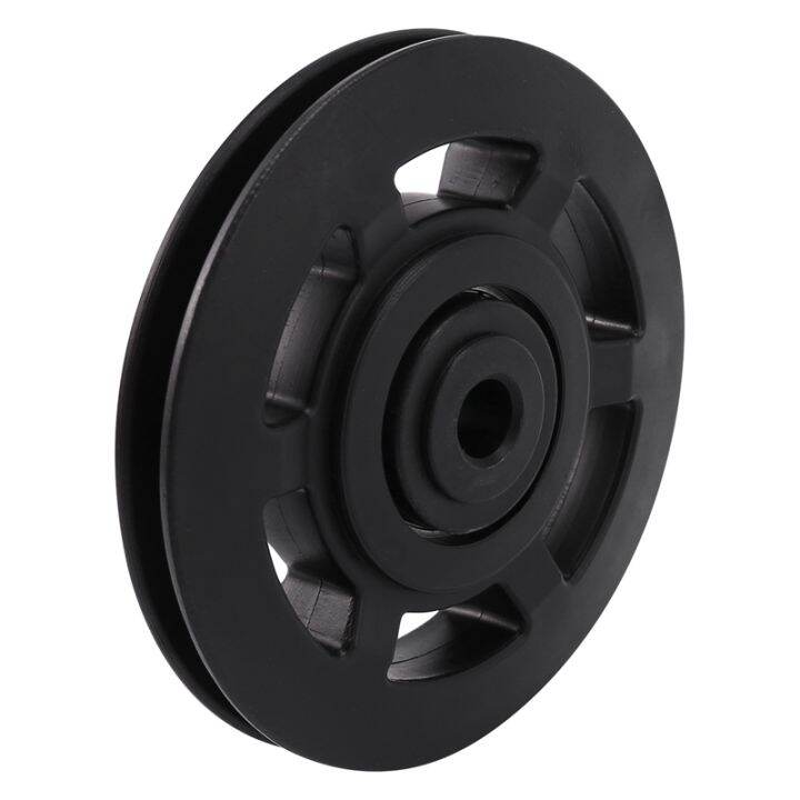 8pcs-95mm-black-bearing-pulley-wheel-cable-gym-equipment-part-wearproof