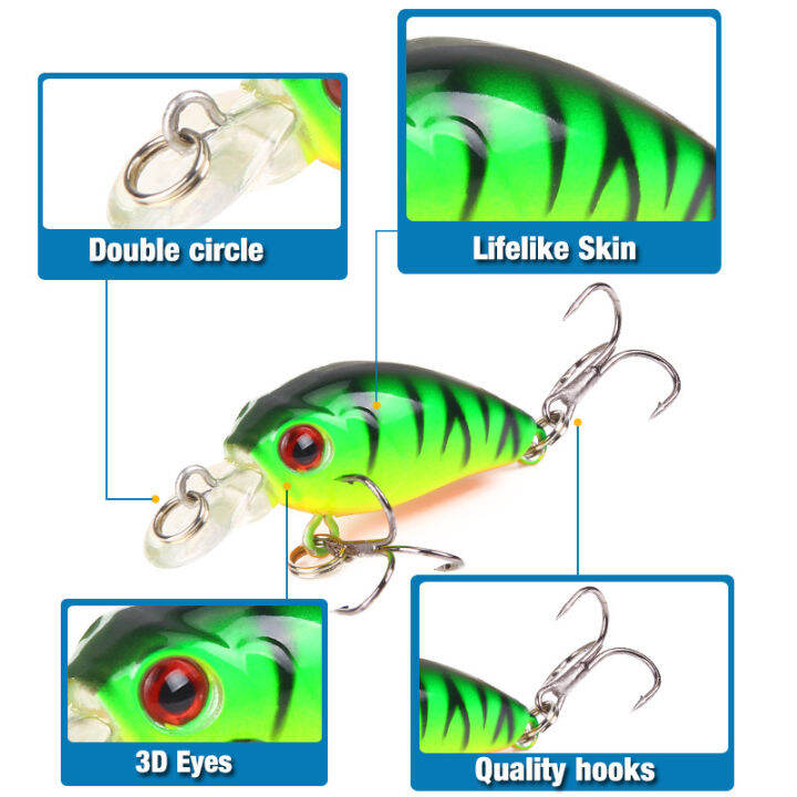 1pcs-3d-eyes-3-8g-4-5cm-minnow-umpan-memancing-พลาสติกเหมือนจริงเหยื่อล่อปลา