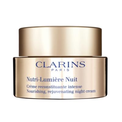 Clarins Nutri-Lumiere Nuit Nourishing, Rejuvenating Night Cream 50 ml [NO BOX] ครีมบำรุงสำหรับกลางคืน ช่วยฟื้นบำรุงผิวอย่างเข้มข้น