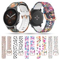 22mm Printing Silicone Strap For Xiaomi Watch Global Version Smartwatch Wrist Band For Mi S1 Active Watchband Bracelet Printing Stamping