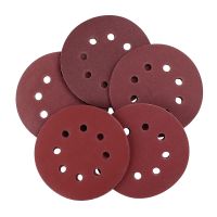 100PCS 5 Inch Sanding Discs 150 180 240 320 400 Medium Sanding Discs Loop 6 Holes Self Stick Sandpaper Orbital Sander