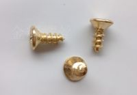 500pcs/Lot m2 m2.3 m2.6 m3 m4 steel with brass gloden colour phillips self tapping screw Nails Screws  Fasteners