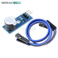 2PCS Active Buzzer Alarm Module Sensor Beep For Arduino Smart Car 3.3v-5V MCU IO Port With Dupont Line Board