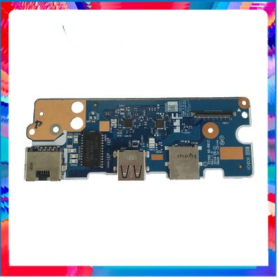 สำหรับ T Hink P AD E590 E595แล็ปท็อป USB RJ45 LAN การ์ดเครือข่ายปุ่มเพาเวอร์คณะกรรมการสวิทช์ซ่อมอุปกรณ์เสริม NS-B912