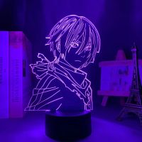 【hot】✙☼✷  Anime Noragami Yato Figure Led Night for Bedroom Brithday Manga 3d Table Lamp