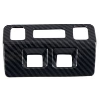 Car Interior Carbon Fiber Headlight Adjustment Switch Decoration Cover Trim for Subaru WRX / WRX STI 2015-2020