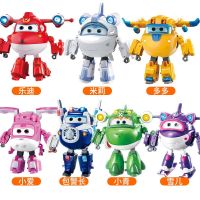 Super Wings Peter Pan Scale Mini Deformation Anime Deformation Plane Robot Action Figure Transforming Toys Childrens Gifts