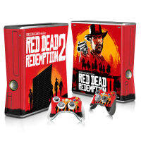 Red Dead Redempti ทั้งร่างกายป้องกันไวนิลผิวรูปลอกปกคลุมสำหรับ X 360บางคอนโซลควบคุมสกินห่อสติ๊กเกอร์