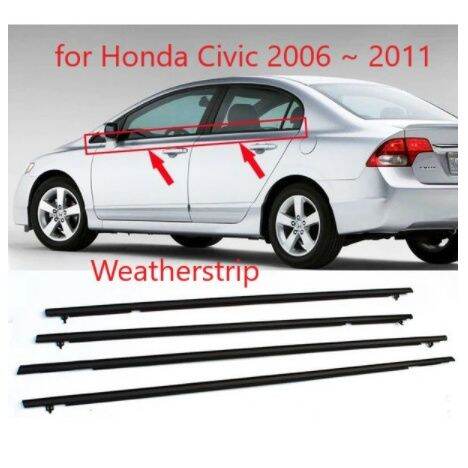xps Honda Civic FD Weatherstrip Window Seal / Door Window Trim Moulding