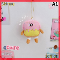 Skinye [พร้อมส่ง] น่ารักน่ารักการ์ตูนที่สร้างสรรค์อารมณ์ขนมปังจี้รูปขนมปังขนาดเล็กที่มีตุ๊กตาจับกระเป๋านักเรียนจี้ตุ๊กตาของเล่น