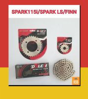 DALE (เดล) ชุดโซ่สเตอร์กลึงเลส SPARK 115i / SPARK LS / FINN (420) 14T-32,34ฟัน-106L จำนวน 1 ชุด