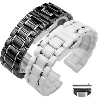 14 15 16 17 18 19 20 21 22 23 24 mm luxury universal ceramic band white black rose gold mens ladies watch strap celet belt