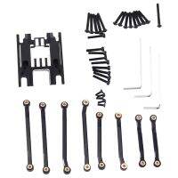 Metal Skidplate and High Clearance Suspension Link Set 9736 9749 for TRX4M 1/18 RC Car Upgrade Parts Accessories