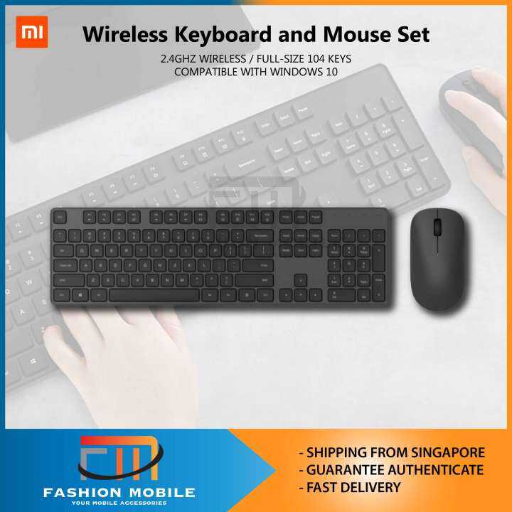 Xiaomi Keyboard Wireless Keyboard and Mouse Combo Set 104 Keys Windows
