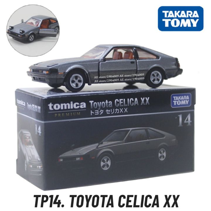 tp14-พรีเมี่ยม-takara-tomy-tomica-ตุ๊กตาคริสต์มาสกวางเรนเดียร์สำหรับเด็กโตโยต้าเซลิก้า-xx-โมเดลรถยนต์คอลเลคชั่นศิลปะรถจำลองสำหรับเด็ก