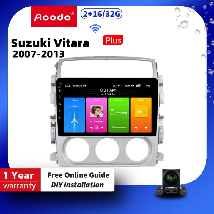 acodo-9-android-12-wifi-car-radio-multimedia-video-player-for-suzuki-vitara-2007-2013-gps-navigation-2-din-carplay-auto-dvd-steering-wheel-controls-bluetooth-fm-ips-touch-screen-car-radio-auto-player-