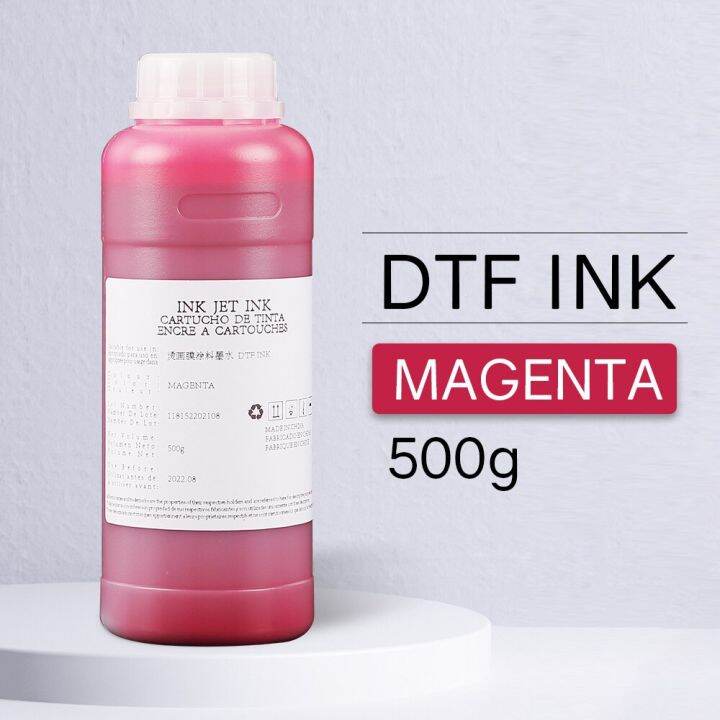 1ชุดหมึก-dtf-2-5l-ฟิล์ม-pet-การพิมพ์แบบรีดความร้อน-epson-a4-a3-l805-l1800เครื่องพิมพ์-r1390โอนย้ายเสื้อยืดเสื้อผ้าฝ้ายลินิน