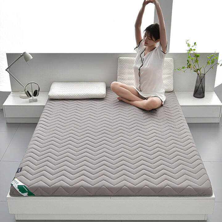 Thickened student dormitory single and double tatami mattress natural ...