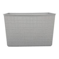 ?เกรดโรงแรม!! ตะกร้าผ้าเหลี่ยมหูจับ L PR-702 สีเทา ตะกร้าผ้า BASKET STANDARD PR-702 L GRAY