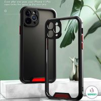 Luxury Bumper Simple Phone Case Compatible for IPhone 13 12Pro Max 11Pro Max XR7 8Plus Military Grade Shockproof Acrylic Cover