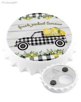 Lemon Idyllic Truck Lattice Creative Beer Bottle Opener Household Fridge Magnet Home Decor Kitchen Accessories Tool Gadgets